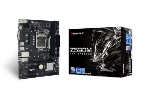 Emaplaat|BIOSTAR|Intel Z590 Express|LGA1200|Micro-ATX|Memory DDR4|Memor...