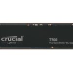 SSD|CRUCIAL|T700|4TB|M.2|PCIe Gen5|NVMe|TLC|Write speed 11800 MBytes/sec|Read speed 12400 MBytes/sec|TBW 2400 TB|CT4000T700SSD3