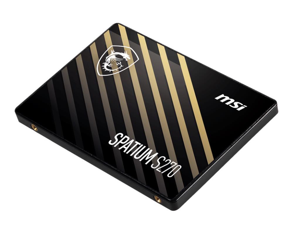 SSD|MSI|SPATIUM S270|240GB|SATA|3D NAND|Write speed 400 MBytes/sec|Read ...