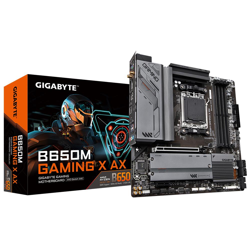 Emaplaat|GIGABYTE|AMD B650|SAM5|Micro-ATX|Memory DDR5|Memory slots 4|1x&...