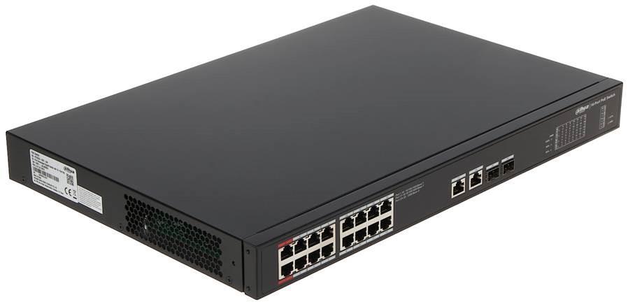 Switch|DAHUA|DH-PFS3220-16GT-240-V2|Type L2|Desktop/pedestal|2xSFP|PoE p...