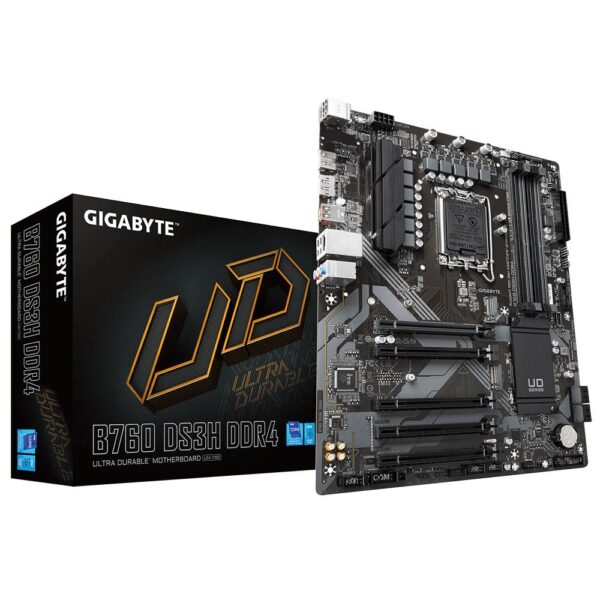 Emaplaat|GIGABYTE|Intel B760 Express|LGA1700|ATX|Memory DDR4|Memory slo...