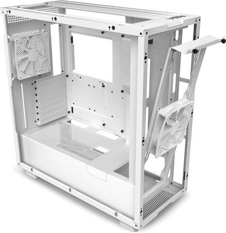 Case|NZXT|H7 Flow|MidiTower|ATX|EATX|MicroATX|MiniITX|Colour White|CM-H7...