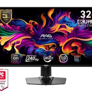 Monitor|MSI|MAG 321UPX QD-OLED|32″|Mänguri|Panel QD-OLED|3840×...