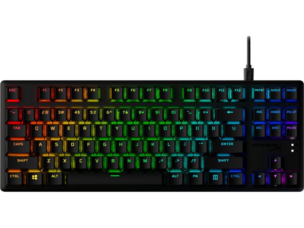 Klaviatuur ALLOY ORIGINS CORE/PBT HX AQUA 639N9AA#ABA HYPERX