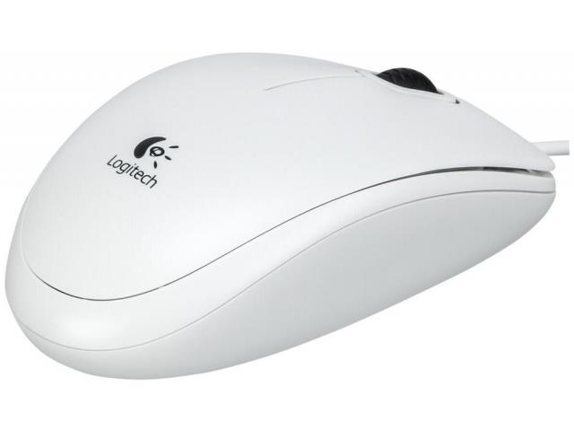 MOUSE USB OPTICAL B100/WHITE OEM 910-003360 LOGITECH