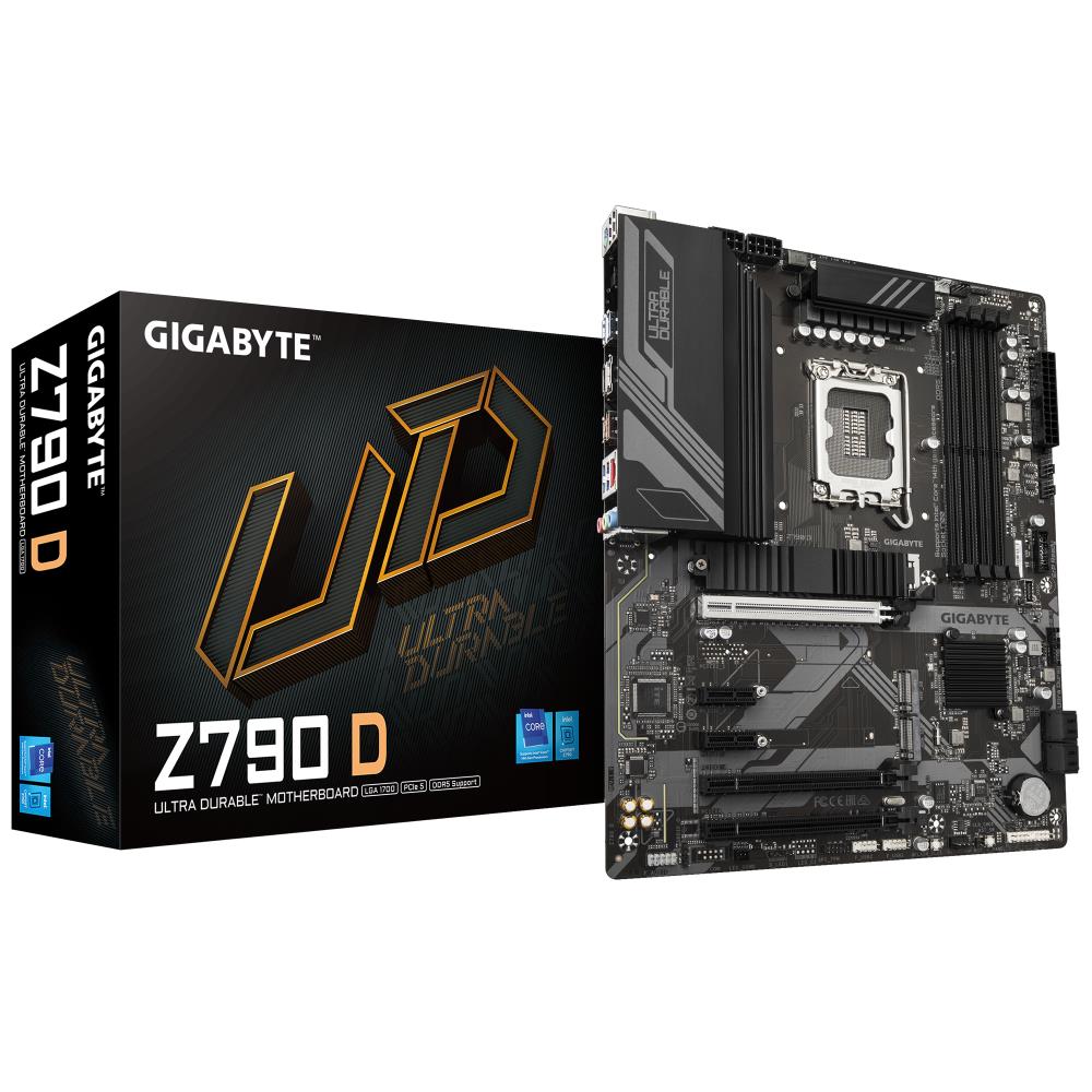 Emaplaat|GIGABYTE|Intel Z790|LGA1700|ATX|Memory DDR5|Memory slots 4|2xP&...