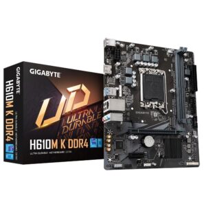 Emaplaat|GIGABYTE|Intel H610|LGA1700|Micro-ATX|Memory DDR4|Memory slots...