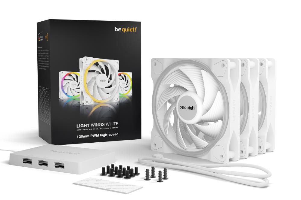 CASE FAN 120MM LIGHT WINGS PWM/WHITE HIGH-SP. BL101 BE QUIET