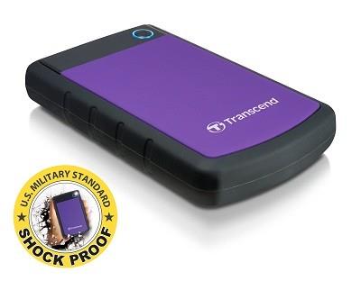 Väline HDD|TRANSCEND|StoreJet|2TB|USB 3.0|Colour Purple|TS2TSJ25H3P