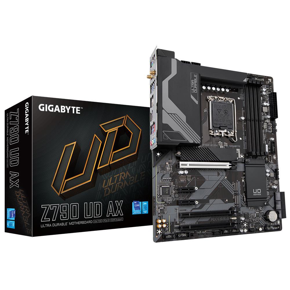 Emaplaat|GIGABYTE|Intel Z790|LGA1700|ATX|Memory DDR5|Memory slots 4|2xP&...