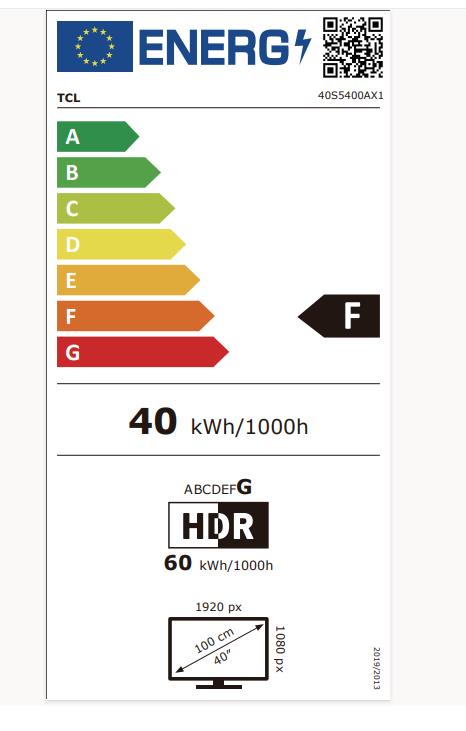 TV Set|TCL|40″|FHD|1920×1080|Android TV|40S5400A