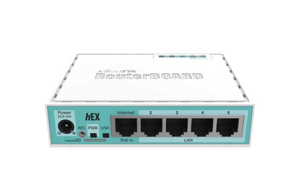 NET Ruuter 10/100/1000M 5PORT/HEX RB750GR3 MIKROTIK