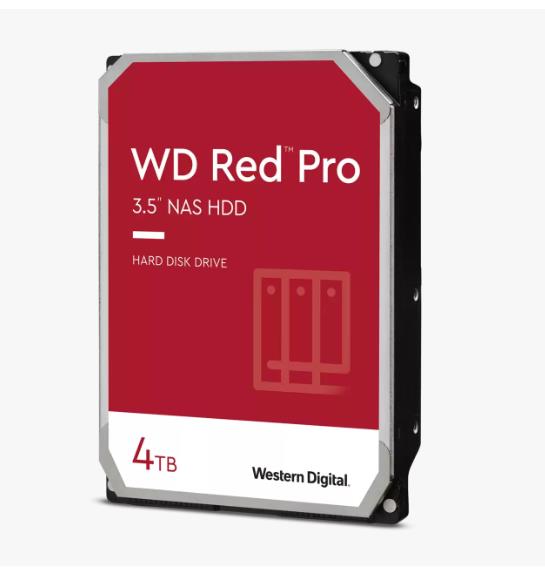 HDD|WESTERN DIGITAL|Red Pro|4TB|SATA 3.0|256 MB|7200 rpm|3,5″|WD40...