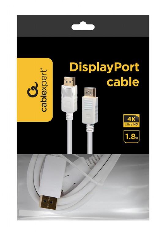 KAABEL DISPLAY PORT 1.8M/WHITE CC-DP2-6-W GEMBIRD