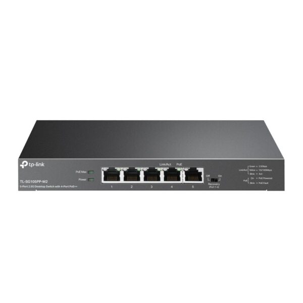 Switch|TP-LINK|TL-SG105PP-M2|Desktop/pedestal|5x2.5GbE|TL-SG105PP-M2