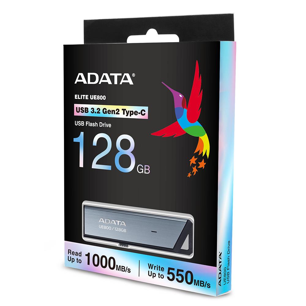 MÄLUPULK FLASH USB-C 128GB/SILV AELI-UE800-128G-CSG ADATA