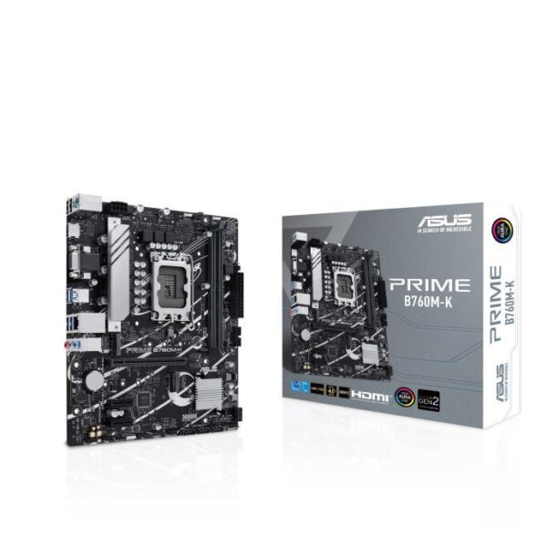 Emaplaat|ASUS|Intel B760 Express|LGA1700|Micro-ATX|Memory DDR5|Memory s...