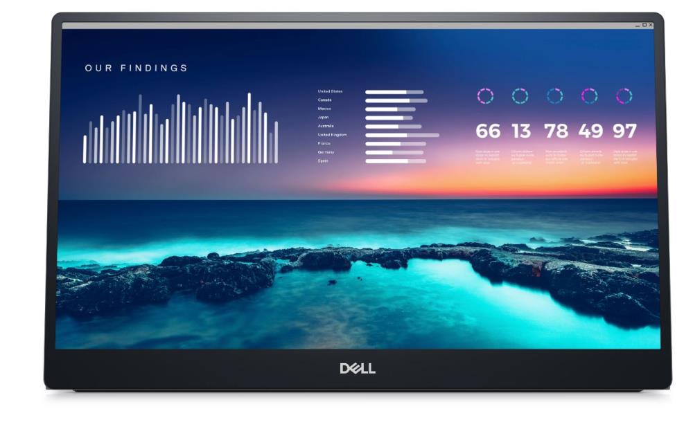 Monitor|DELL|P1424H|14″|Panel IPS|1920×1080|16:9|Matte|Tilt|2...