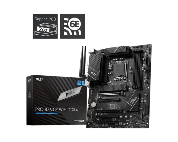 Emaplaat|MSI|Intel B760 Express|LGA1700|ATX|Memory DDR4|Memory slots 4|...