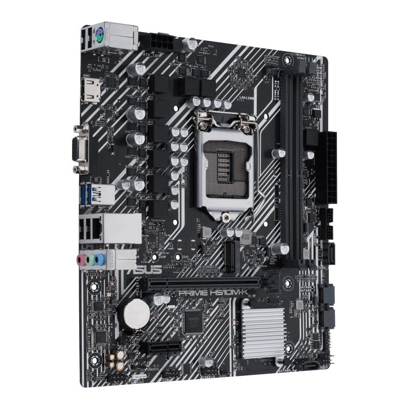 Emaplaat|ASUS|Intel H510|LGA1200|MicroATX|1xPCI-Express 3.0 1x|1xPCI-Ex&...