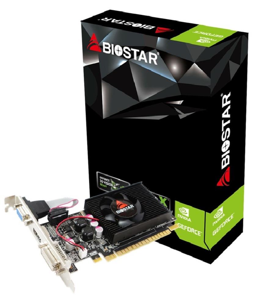 Videokaart|BIOSTAR|NVIDIA GeForce 210|1 GB|DDR3|64 bit|PCIE 2.0 16x|M…