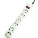 PROTECTOR POWER SURGE 1.8M/6OUTL SPG6-B-6C GEMBIRD
