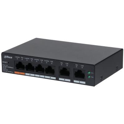 Switch|DAHUA|CS4006-4GT-60|Type L2|Desktop/pedestal|PoE ports 4|60 Watts...