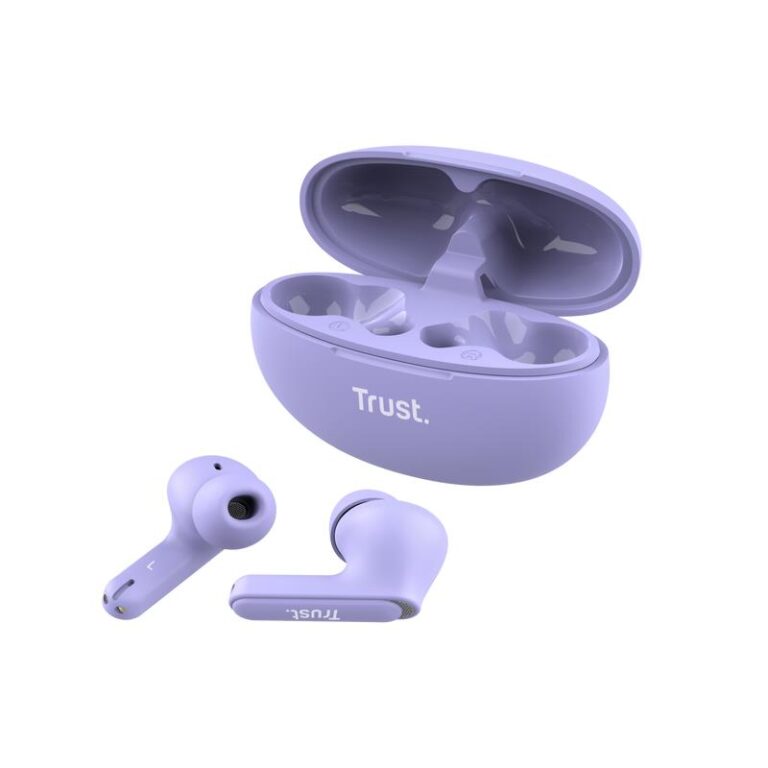 KÕRVAKLAPID EARBUDS YAVI BT ENC/PURPLE 25297 TRUST