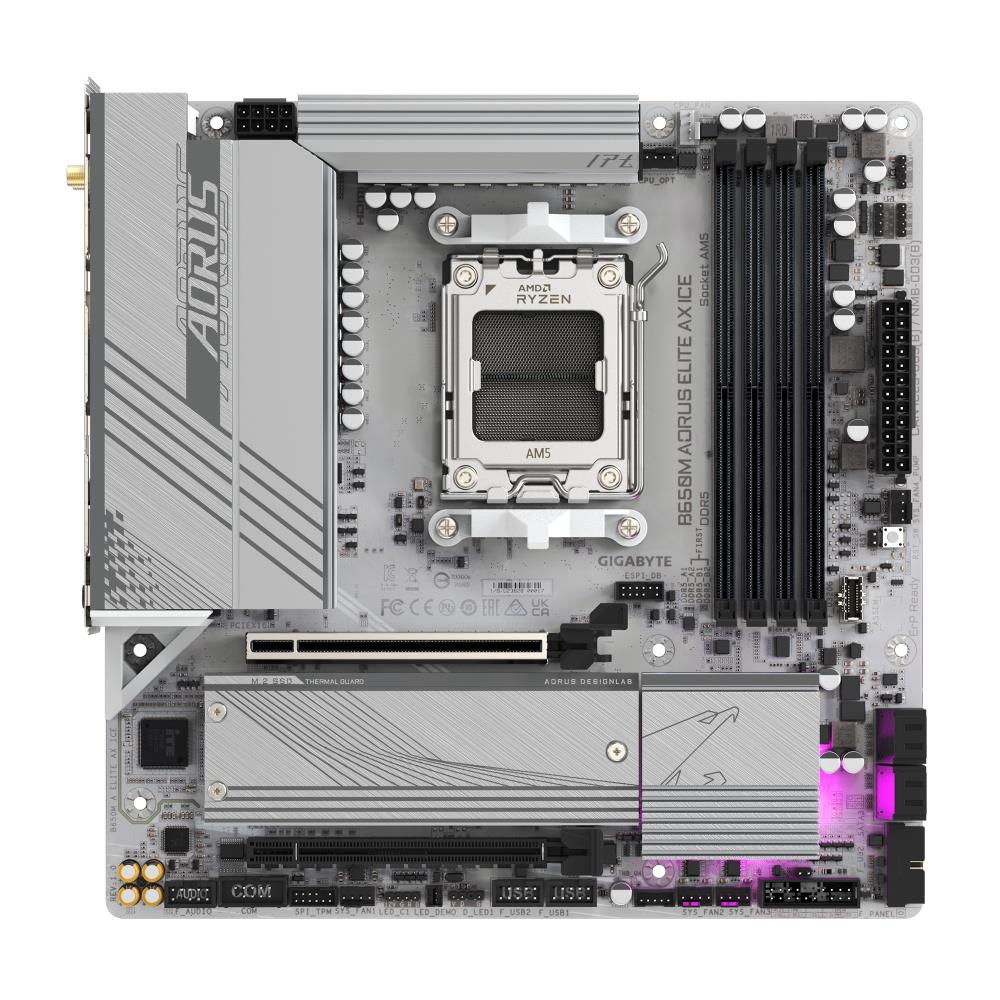 Mainboard|GIGABYTE|AMD B650|SAM5|Micro-ATX|Memory DDR5|Memory slots 4|1x...