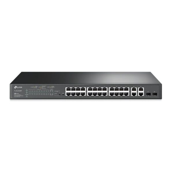 Switch|TP-LINK|TL-SL2428P|Rack|PoE+ ports 24|250 Watts|TL-SL2428P