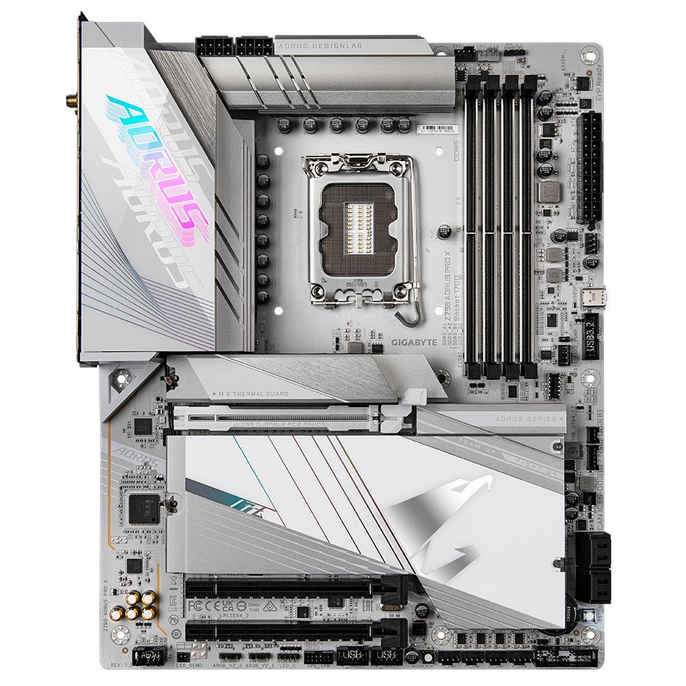 Emaplaat|GIGABYTE|Intel Z790|LGA1700|ATX|Memory DDR5|Memory slots 4|1xP&...