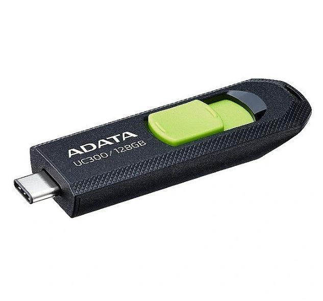 MÄLUPULK FLASH USB-C 128GB/ACHO-UC300-128G-RBK/GN ADATA