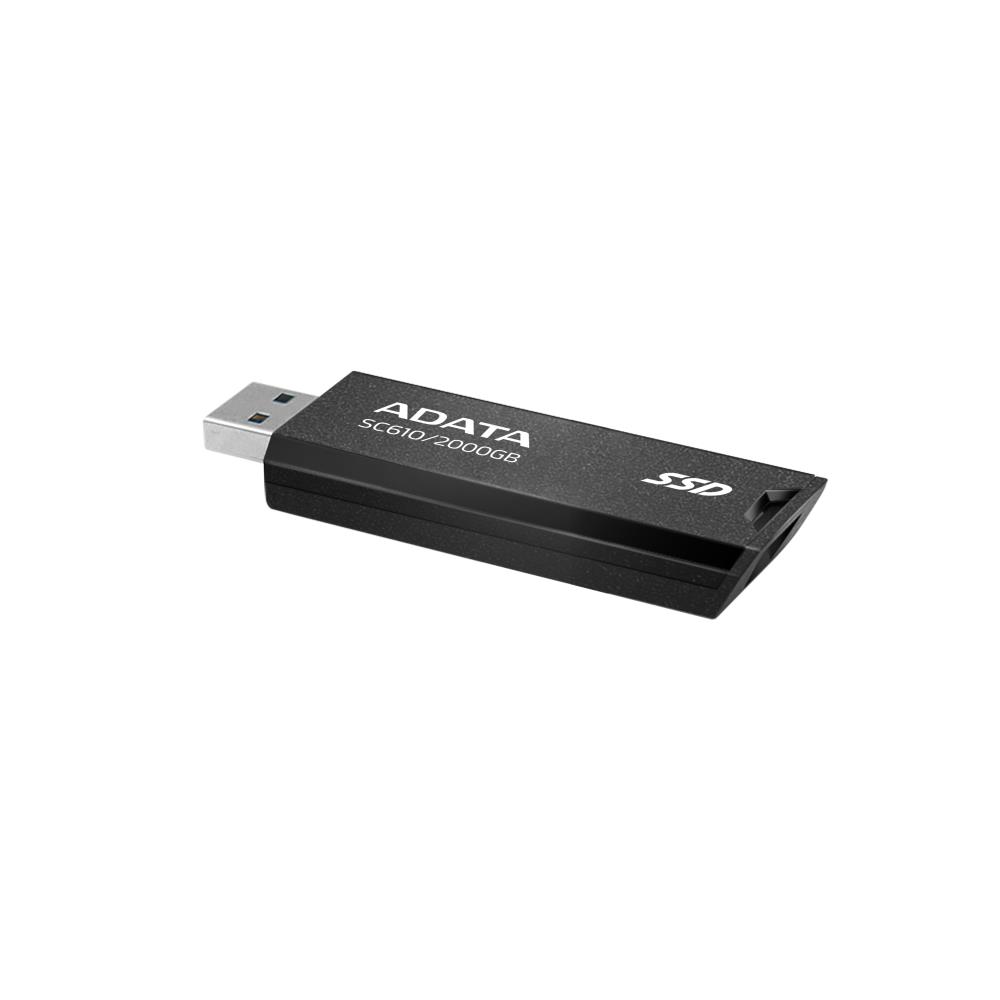 External SSD|ADATA|SC610|2TB|USB 3.2|Write speed 500 MBytes/sec|Read spe...