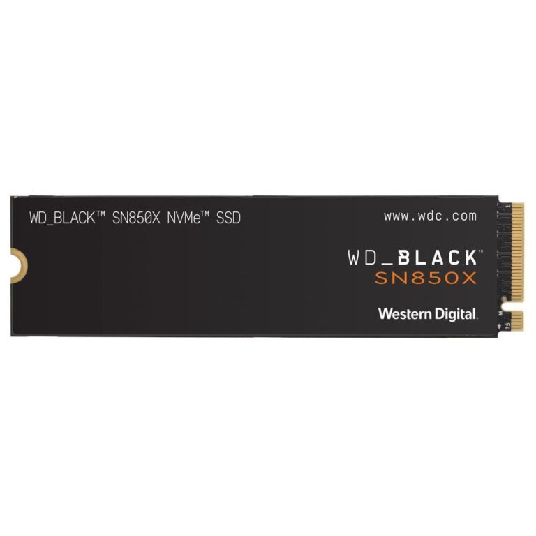 SSD|WESTERN DIGITAL|Black SN850X|2TB|M.2|PCIE|NVMe|Write speed 6600 MByt...