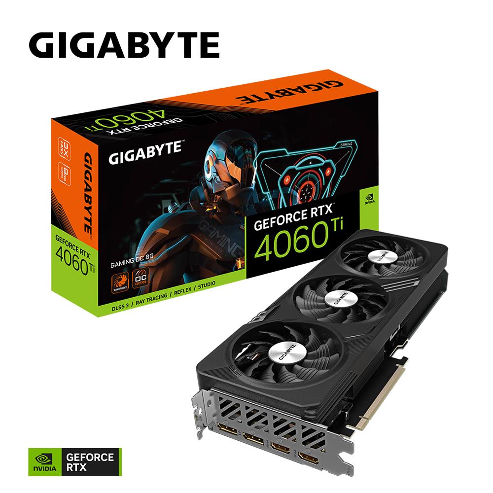 Videokaart|GIGABYTE|NVIDIA GeForce RTX 4060 Ti|8 GB|GDDR6|128 bit|PCI…