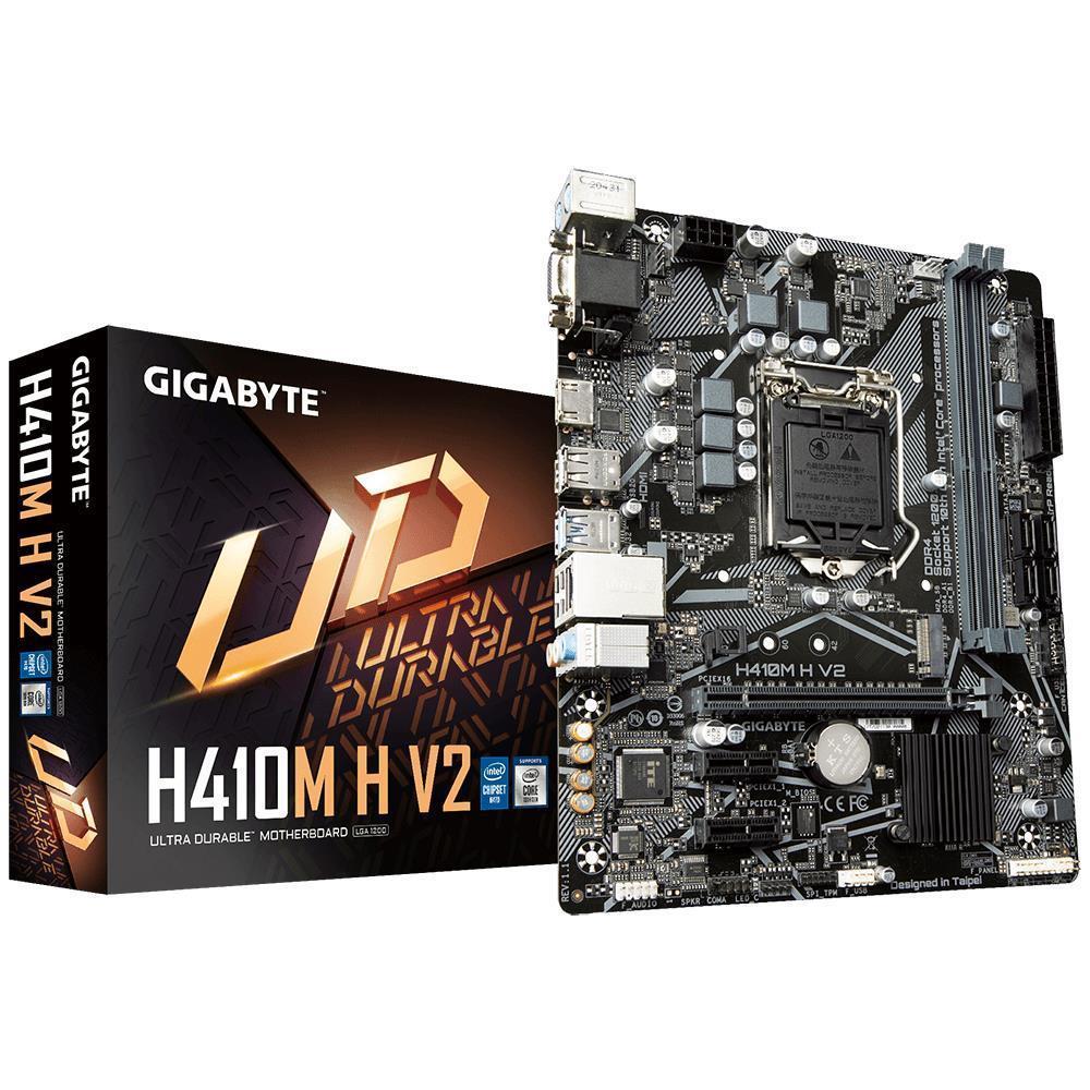 Emaplaat|GIGABYTE|Intel H470 Express|LGA1200|Micro-ATX|Memory DDR4|Memo&...