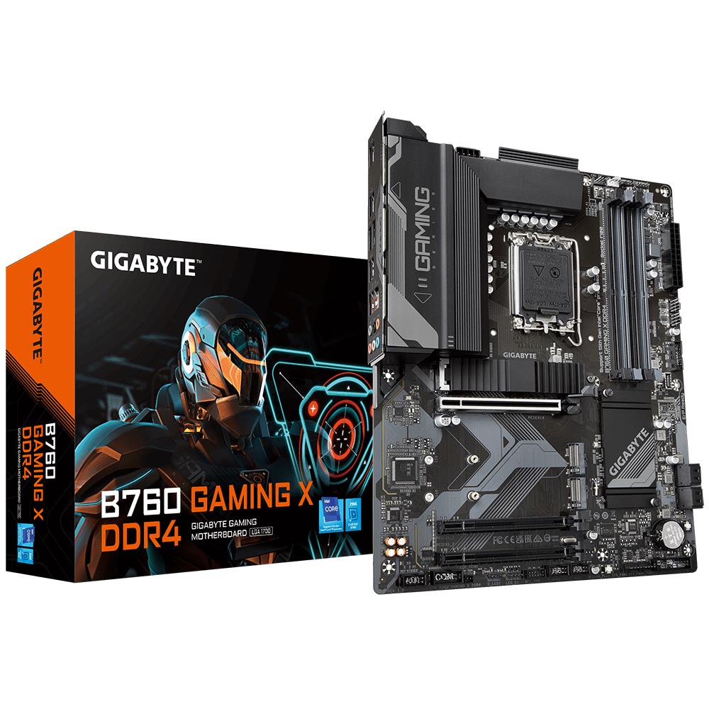 Mainboard|GIGABYTE|Intel B760 Express|LGA1700|ATX|Memory DDR4|Memory slo...