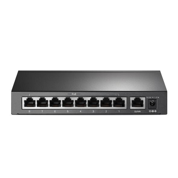 Switch|TP-LINK|Desktop/pedestal|9x10Base-T / 100Base-TX|PoE+ ports 8|TL-...