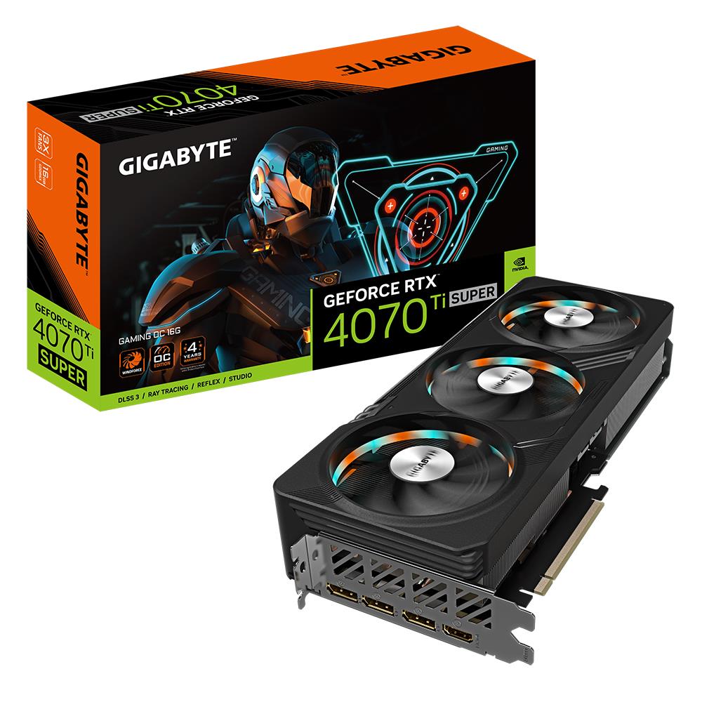 Videokaart|GIGABYTE|NVIDIA GeForce RTX 4070 Ti SUPER|16 GB|GDDR6X|256&#8...