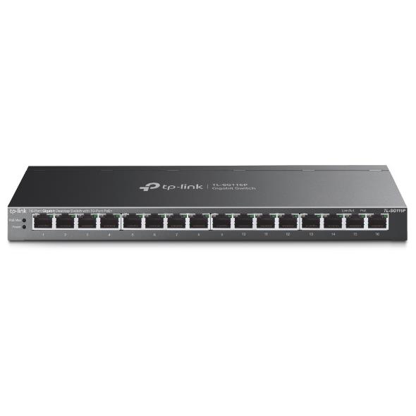 Switch|TP-LINK|PoE+ ports 16|TL-SG116P