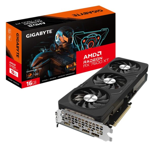 Videokaart|GIGABYTE|AMD Radeon RX 7600 XT|16 GB|GDDR6|128 bit|PCIE 4....