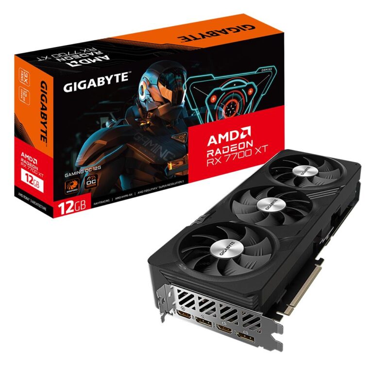 Videokaart|GIGABYTE|AMD Radeon RX 7700 XT|12 GB|GDDR6|192 bit|PCIE 4&#82...