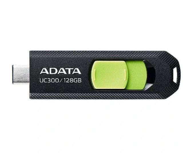 MÄLUPULK FLASH USB-C 128GB/ACHO-UC300-128G-RBK/GN ADATA