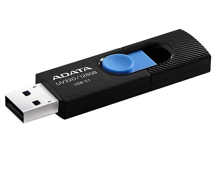 MÄLUPULK FLASH USB3 128GB/BLACK AUV320-128G-RBKBL ADATA