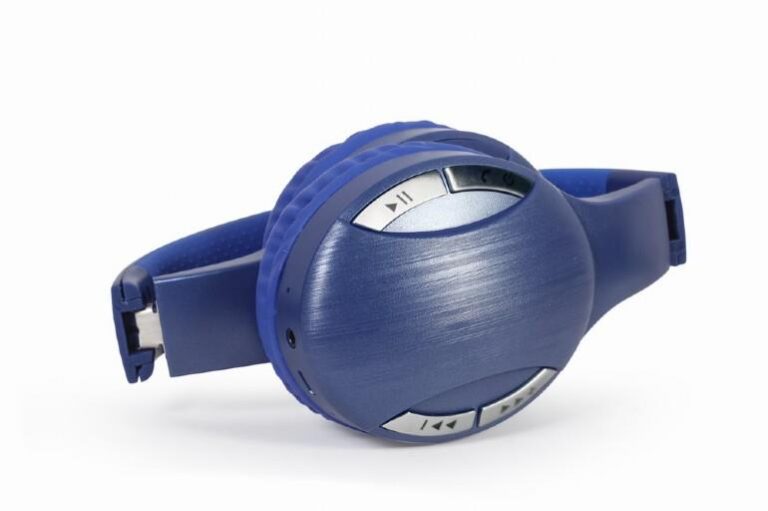 HEADSET BLUETOOTH V5.0/BLUE BTHS-01-B GEMBIRD