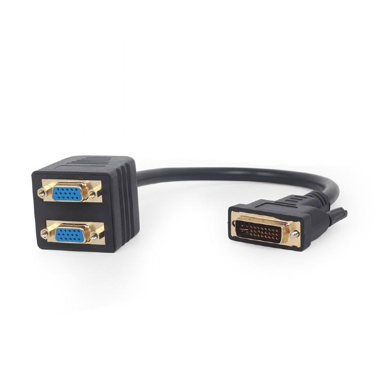 KAABEL SPLITTER DVI TO DUAL VGA/A-DVI-2VGA-01 GEMBIRD