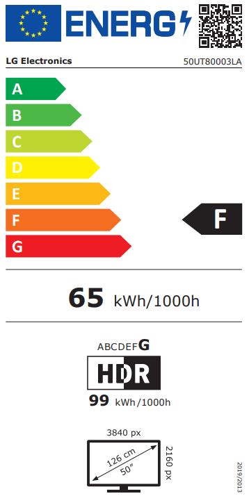 Televiisor|LG|50″|4K/Smart|3840×2160|webOS|50UT80003LA