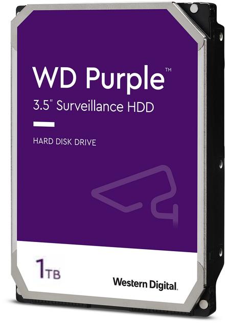 HDD|WESTERN DIGITAL|Purple|1TB|SATA 3.0|64 MB|5400 rpm|3,5″|WD11PURZ