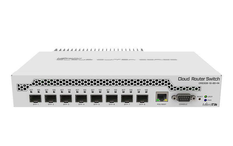 Switch|MIKROTIK|CRS309-1G-8S+IN|1x10Base-T / 100Base-TX / 1000Base-T|8xS...